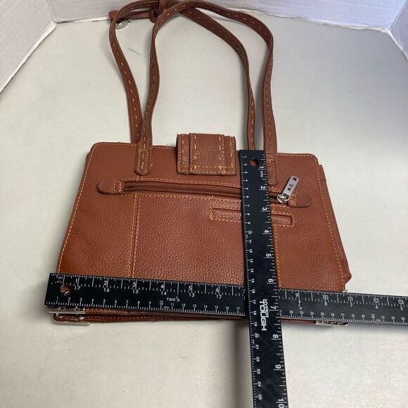 Marc Chantel Y2K Women's Brown Genuine Leather Western Shoulder Bag - Picture 4 of 12